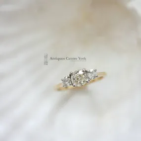 18ct Diamond Three Stone Ring 0.95ct