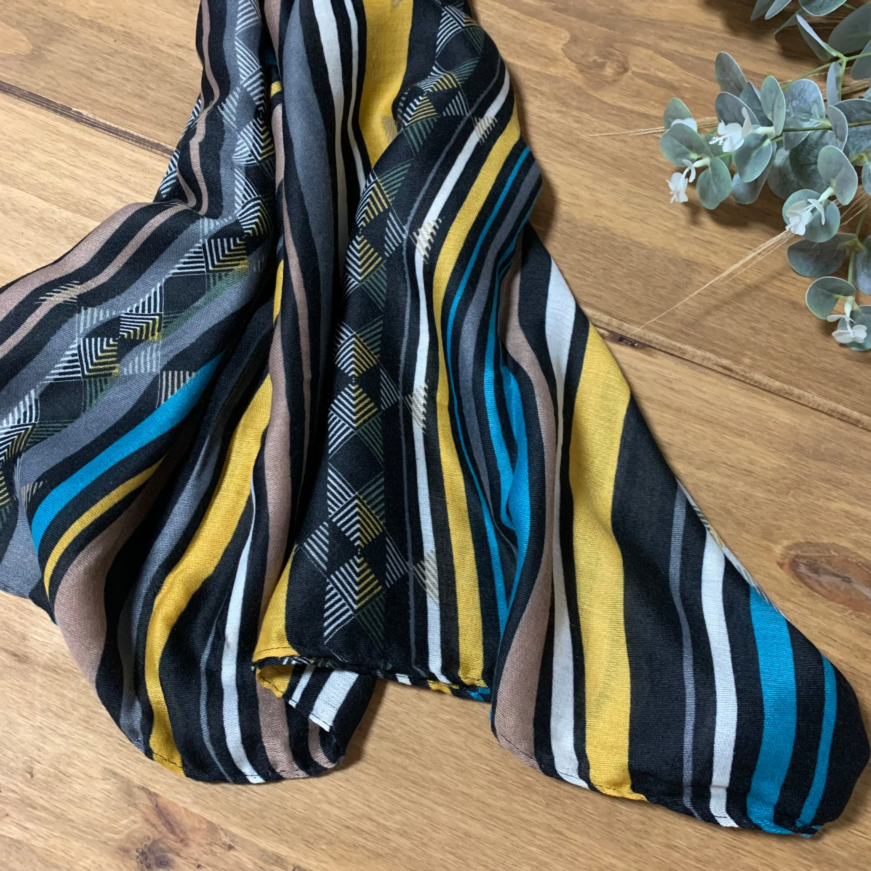 Abstract Print Scarf