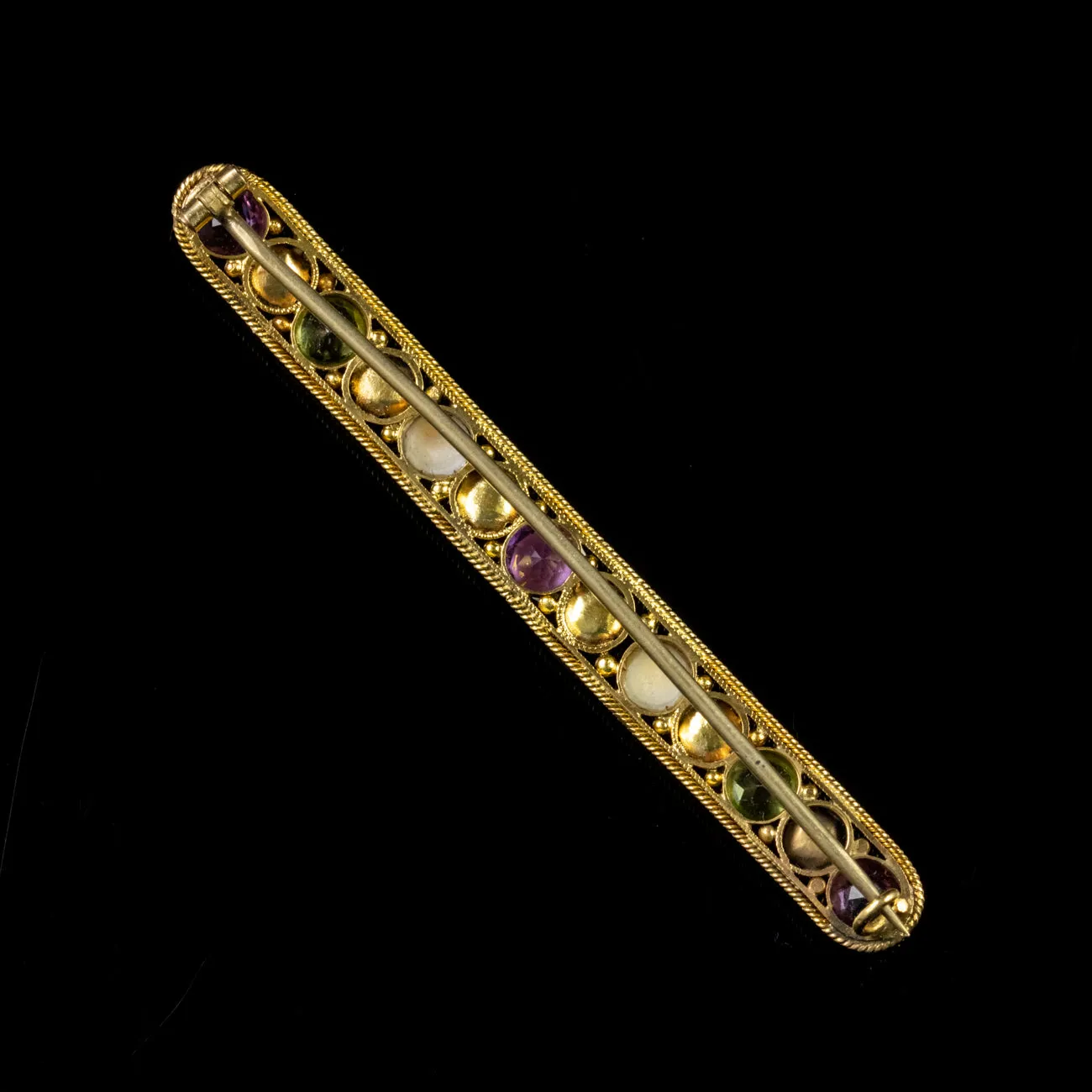 Antique Edwardian Suffragette Brooch 18Ct Gold Circa 1910