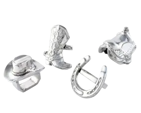 Arthur Court Western Napkin Rings