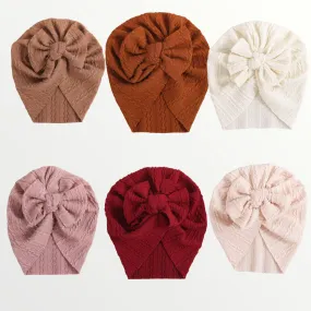 Big Bow Turban - 7 Colors Available