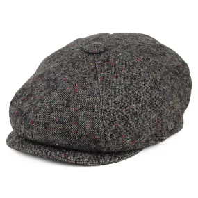 Blackheath Speckled Marl Newsboy Cap Black Multi Wholesale Pack