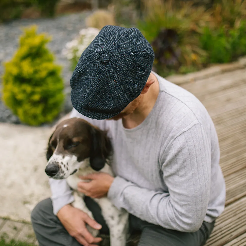 Brooklyn Newsboy Cap - Navy Blue