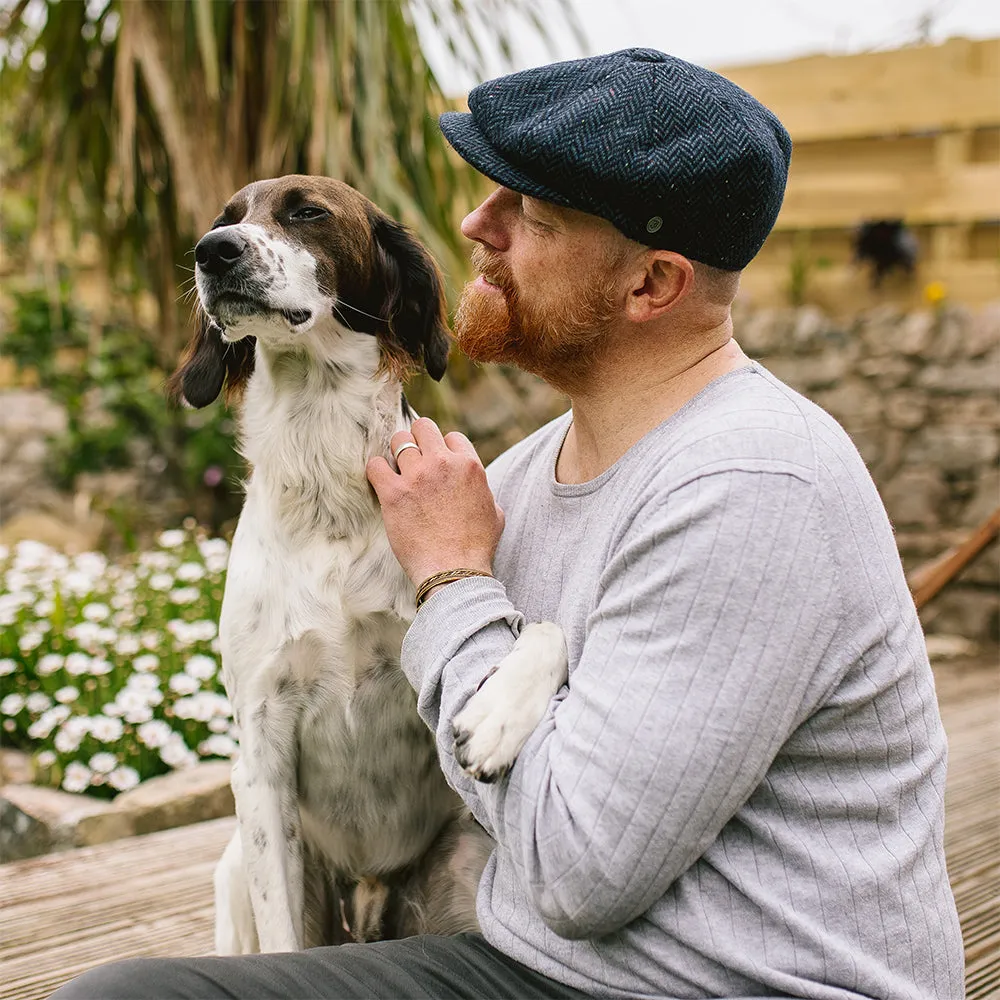 Brooklyn Newsboy Cap - Navy Blue