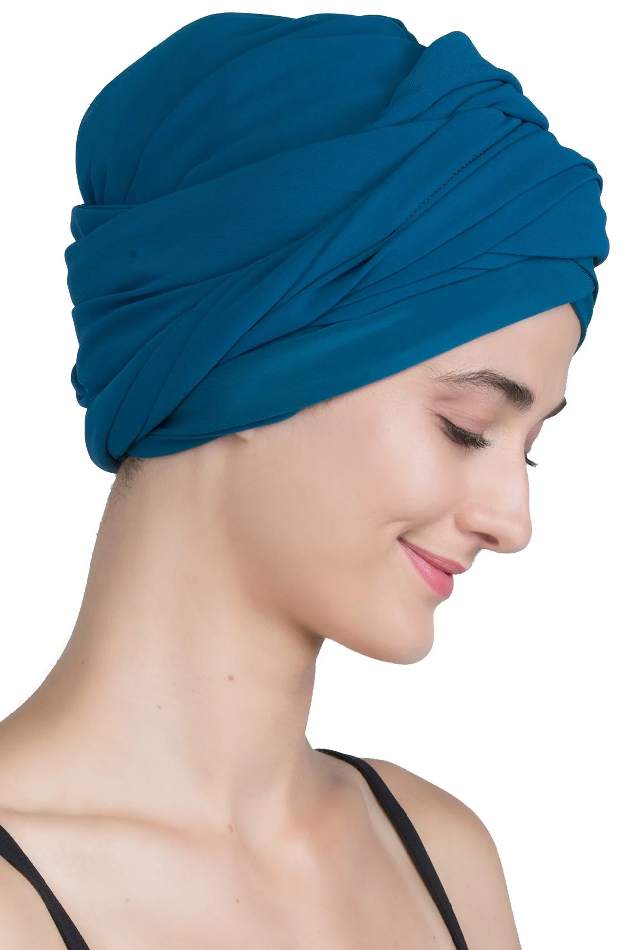 Chiffon Headwear with Long Schal