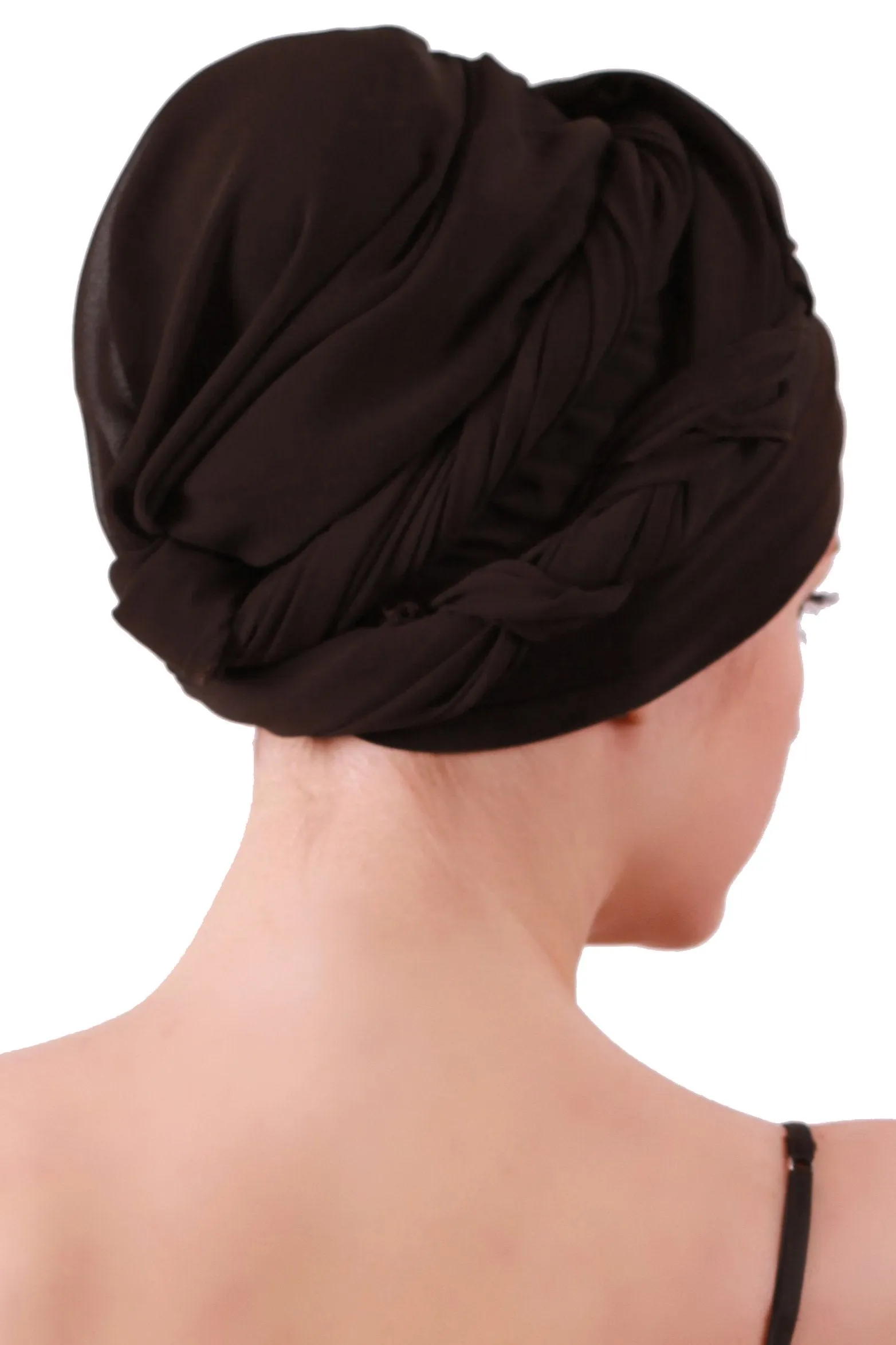 Chiffon Headwear with Long Schal