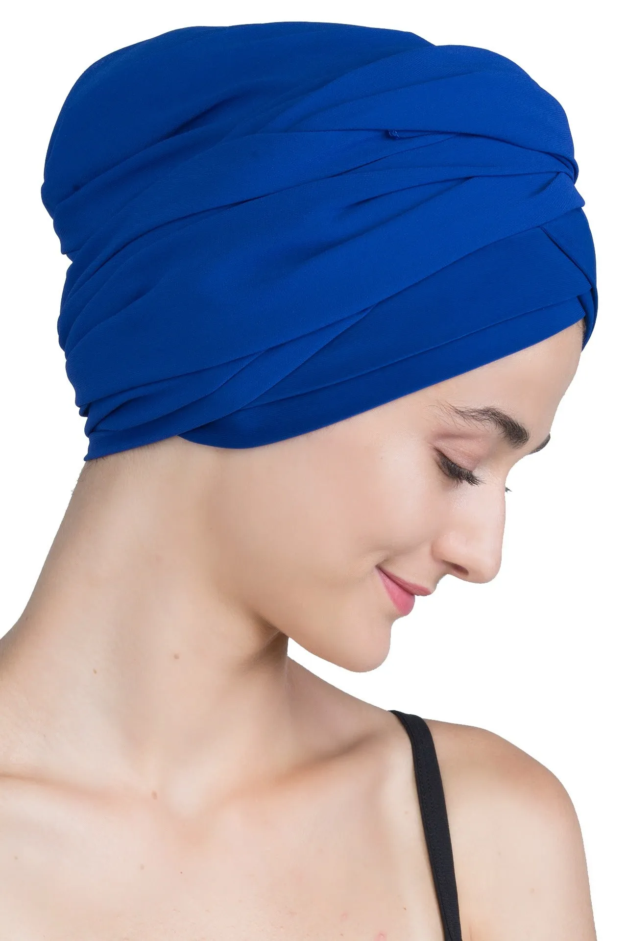 Chiffon Headwear with Long Schal