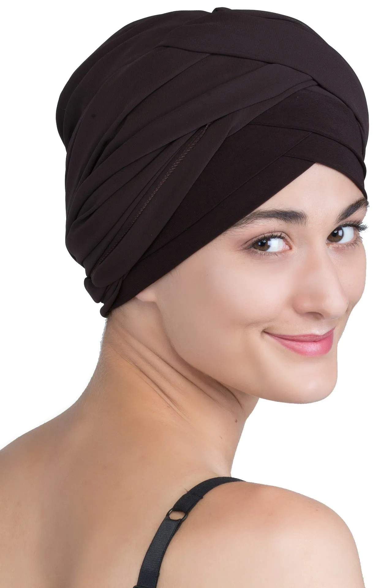 Chiffon Headwear with Long Schal