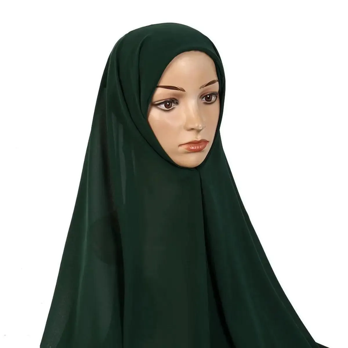 Chiffon Instant Hijab with Modal Undercap (MH004)