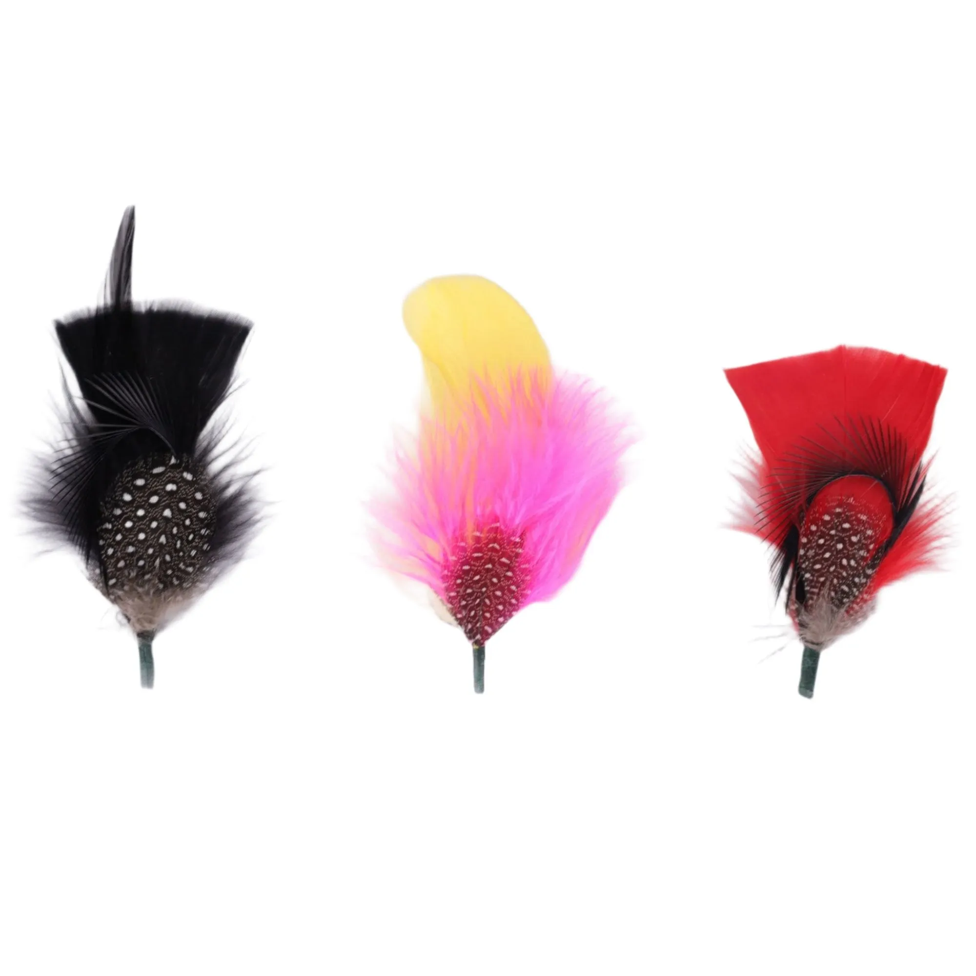 DapperFam Hat Feathers Pack of 3 Millinery Feathers