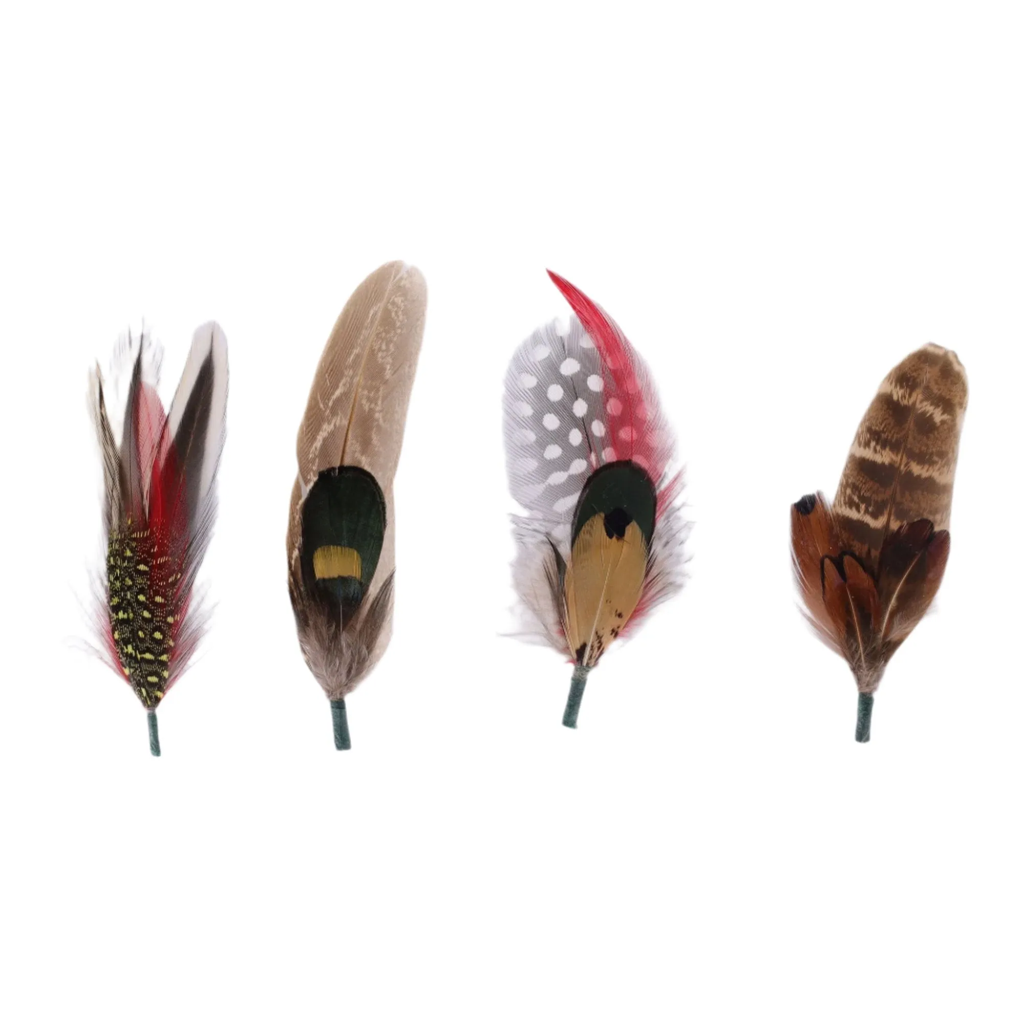 DapperFam Hat Feathers Pack of 3 Millinery Feathers