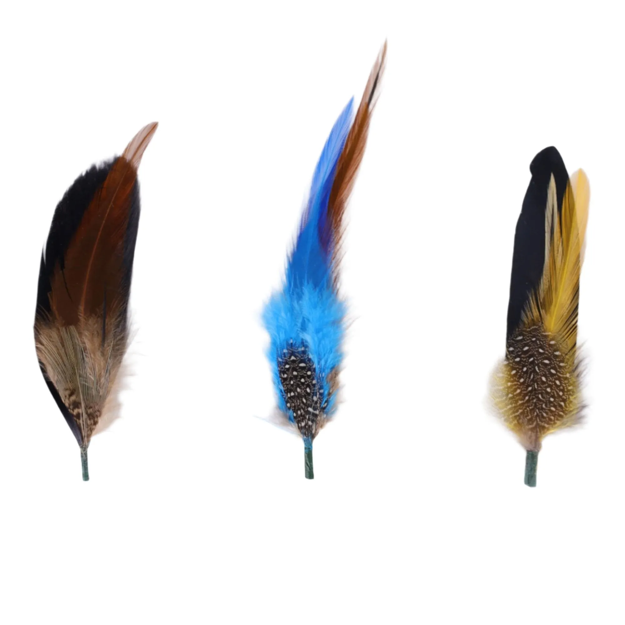 DapperFam Hat Feathers Pack of 3 Millinery Feathers