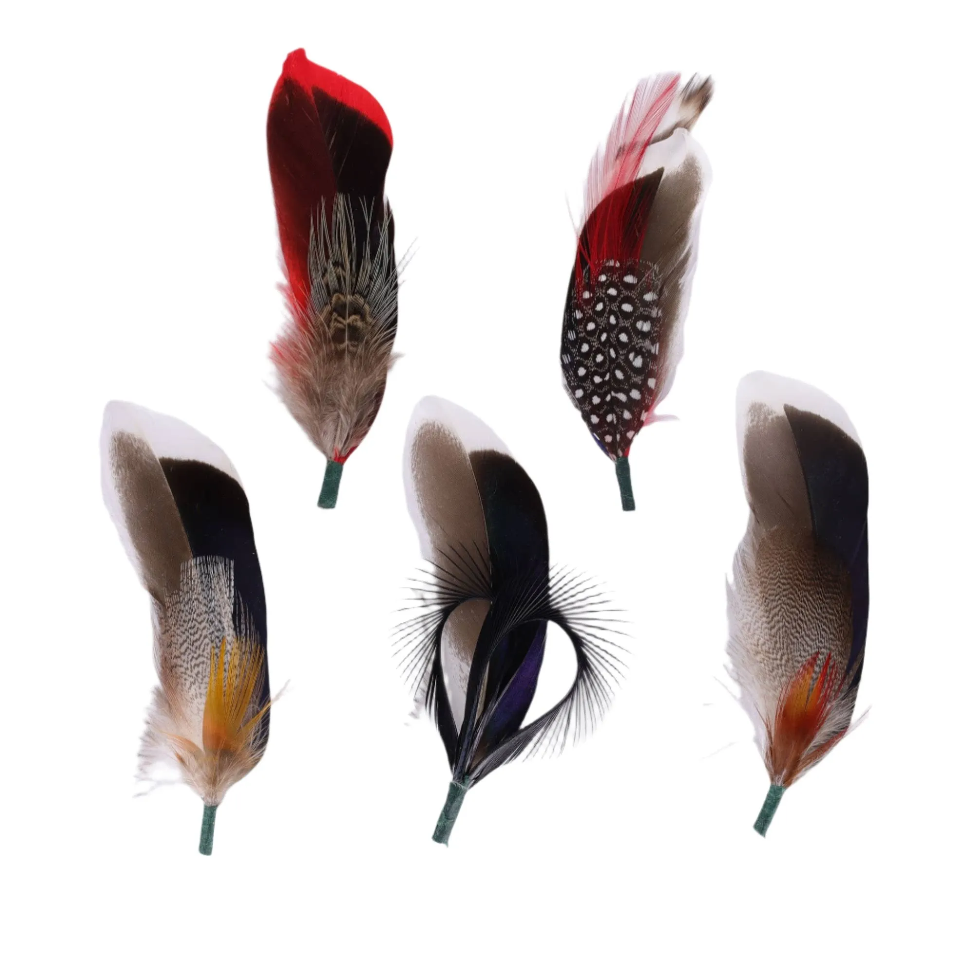 DapperFam Hat Feathers Pack of 3 Millinery Feathers