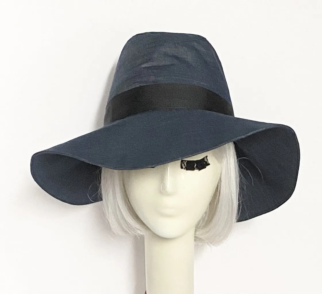 Denim Fedora Hat