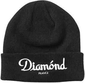 Diamond Supply Co Champagne Beanie Black