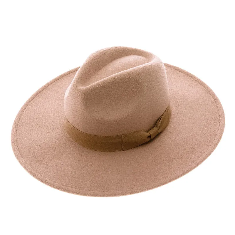 DNMC - Large Brim Vegan Felt Fedora