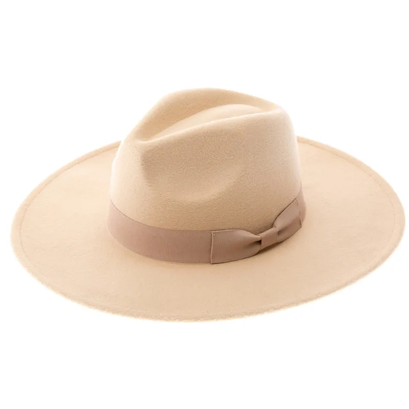 DNMC - Large Brim Vegan Felt Fedora