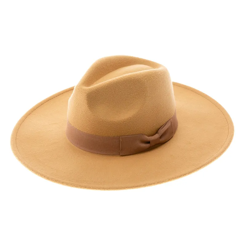 DNMC - Large Brim Vegan Felt Fedora