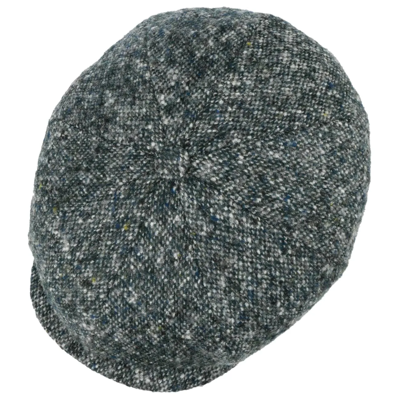 Eight Panel Cap Donegal Virgin Wool by JJ Hats