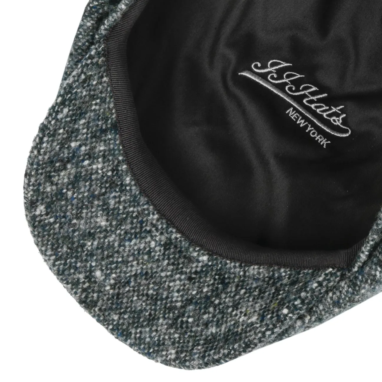 Eight Panel Cap Donegal Virgin Wool by JJ Hats