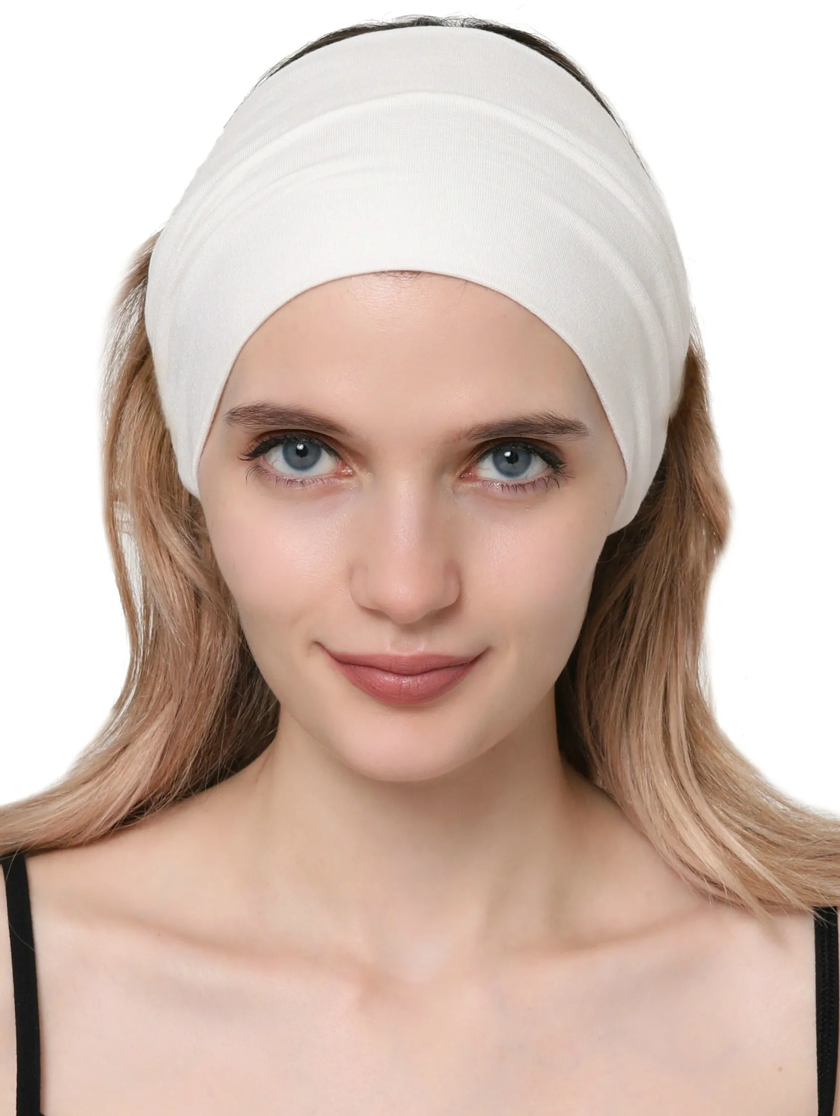 Extra Wide Plain Headband Set of Two