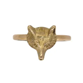 Fox Head Ring