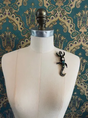 Gecko Brooch