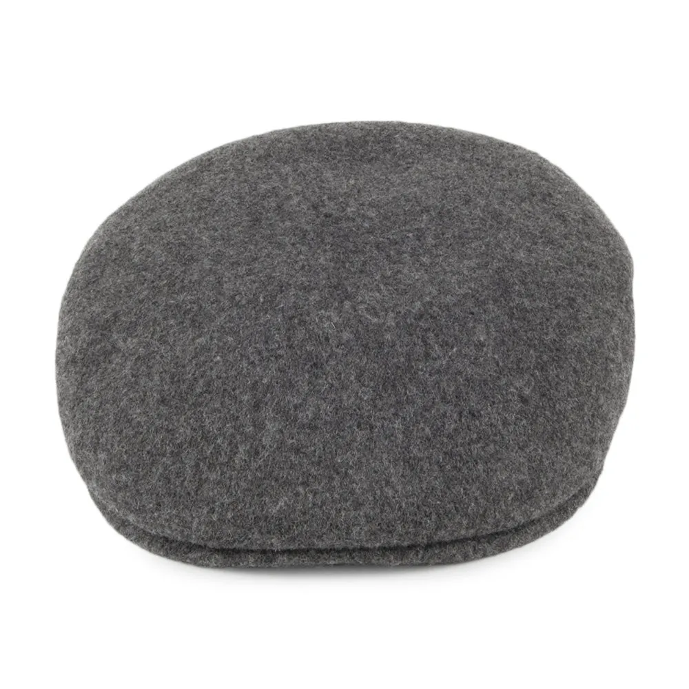 Hats Classic Wool Flat Cap Charcoal Wholesale Pack