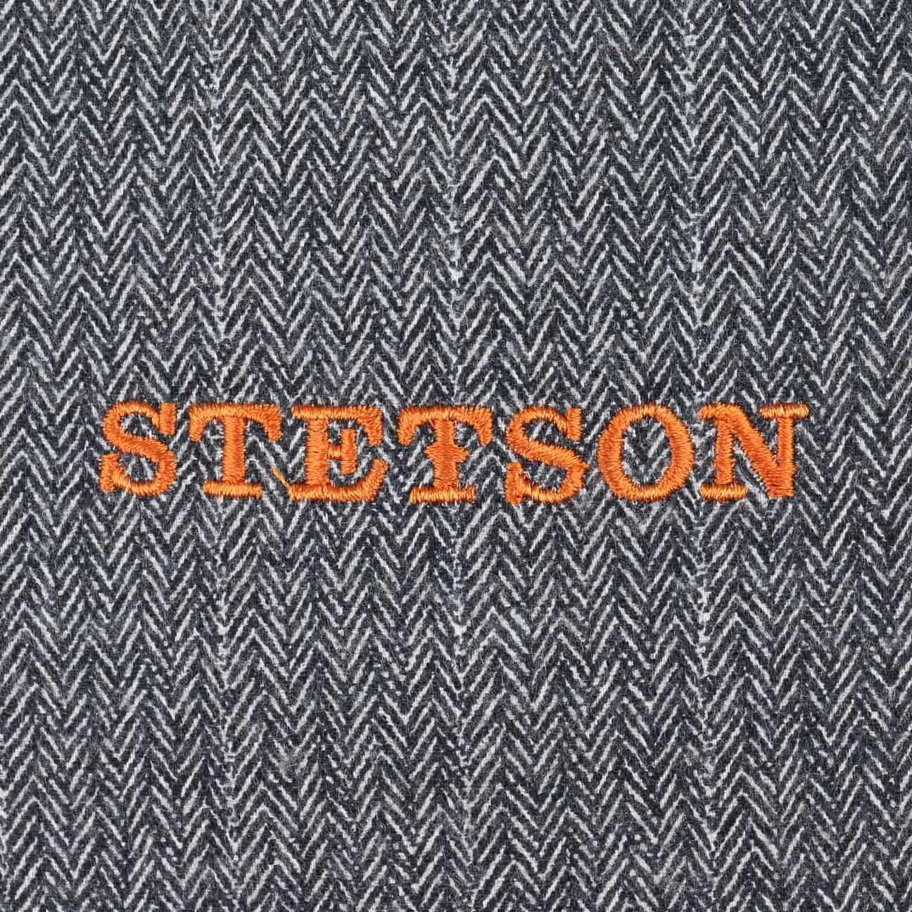 Hatteras Herringbone Color Newsboy Cap by Stetson