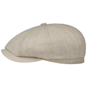 Hatteras Sustainable Uni Twill Flat Cap by Stetson