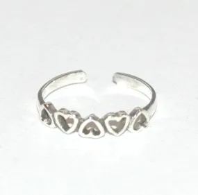 Hearts Toe Ring