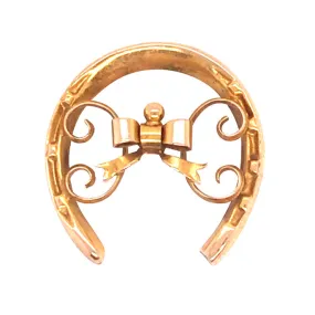 Horse Shoe Brooch