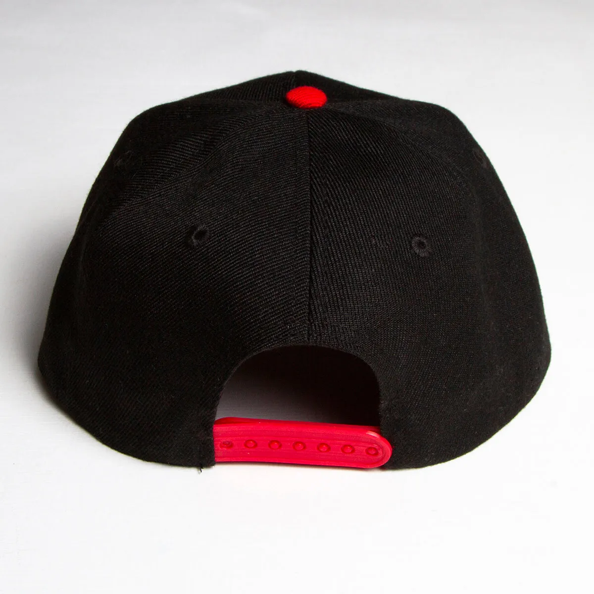 Red & Black Snapback Cap - Illegal Rave Edition