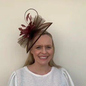 J Bees JB22/269 Fascinator in Brown