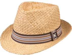 Kenny K - Raffia Fedora Hat