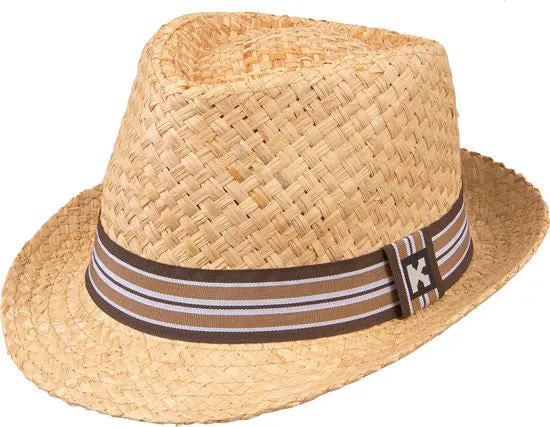 Kenny K - Raffia Fedora Hat