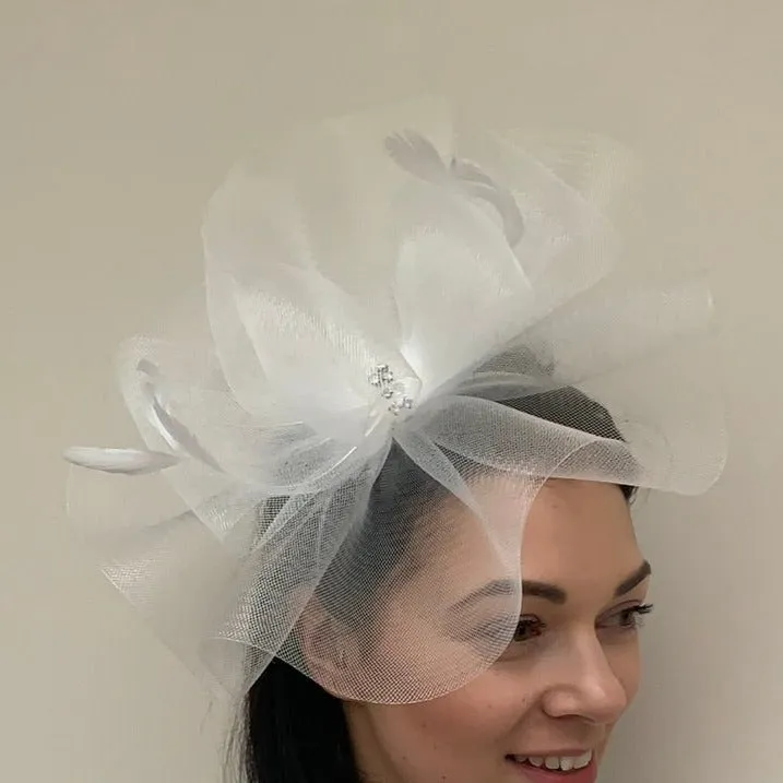 Libby Bea Crin Fascinator with Sparkle