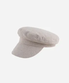 Linen Newsboy Cap