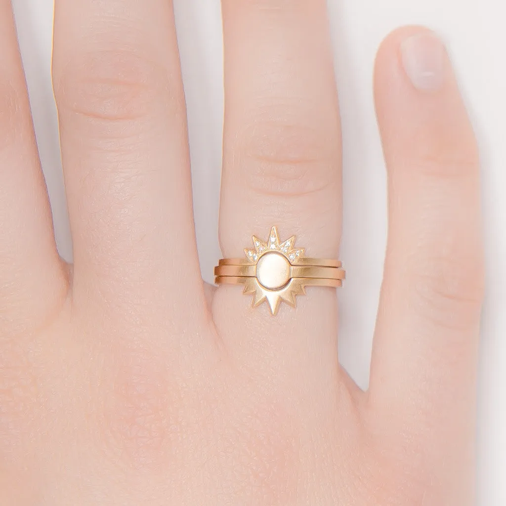 <!--RG595-->sunburst ring