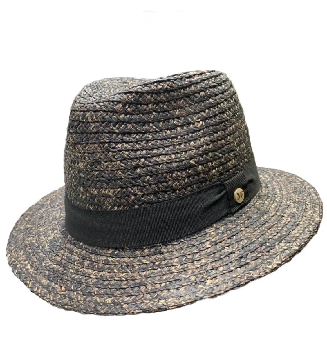 M by Flechet - Fedora - Italian Raffia - Noir Black