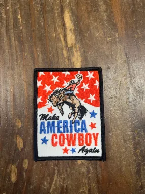 Make America Cowboy Again Hat Patch