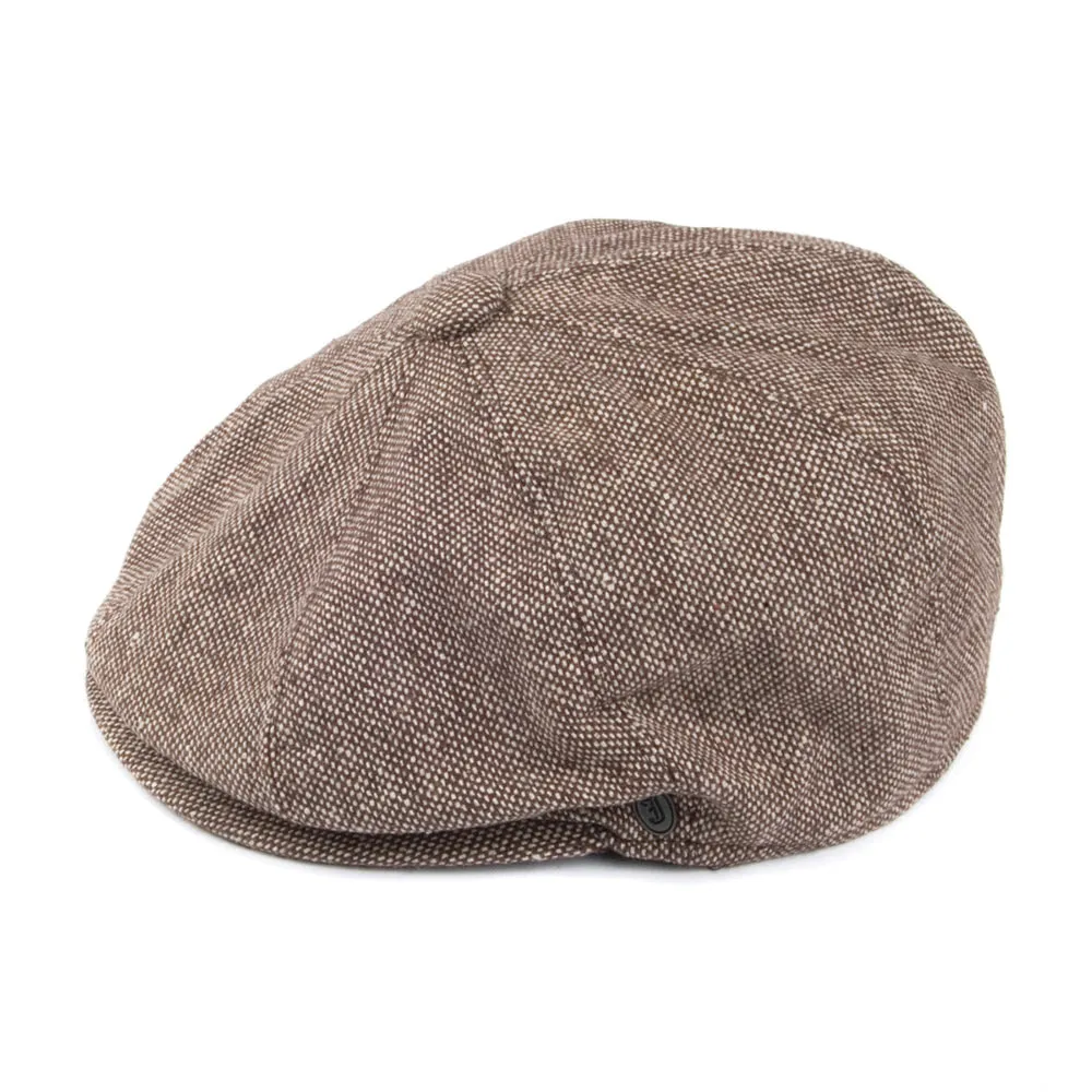 Marl Tweed Newsboy Cap Brown Wholesale Pack