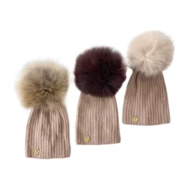 Misha Ribbed Angora Hat