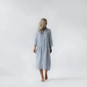 Oversized linen dress Light Blue by Seaside Tones