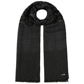 Pattern-Mix Wool Scarf by Stetson