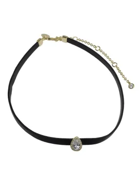 Pave Pear Choker