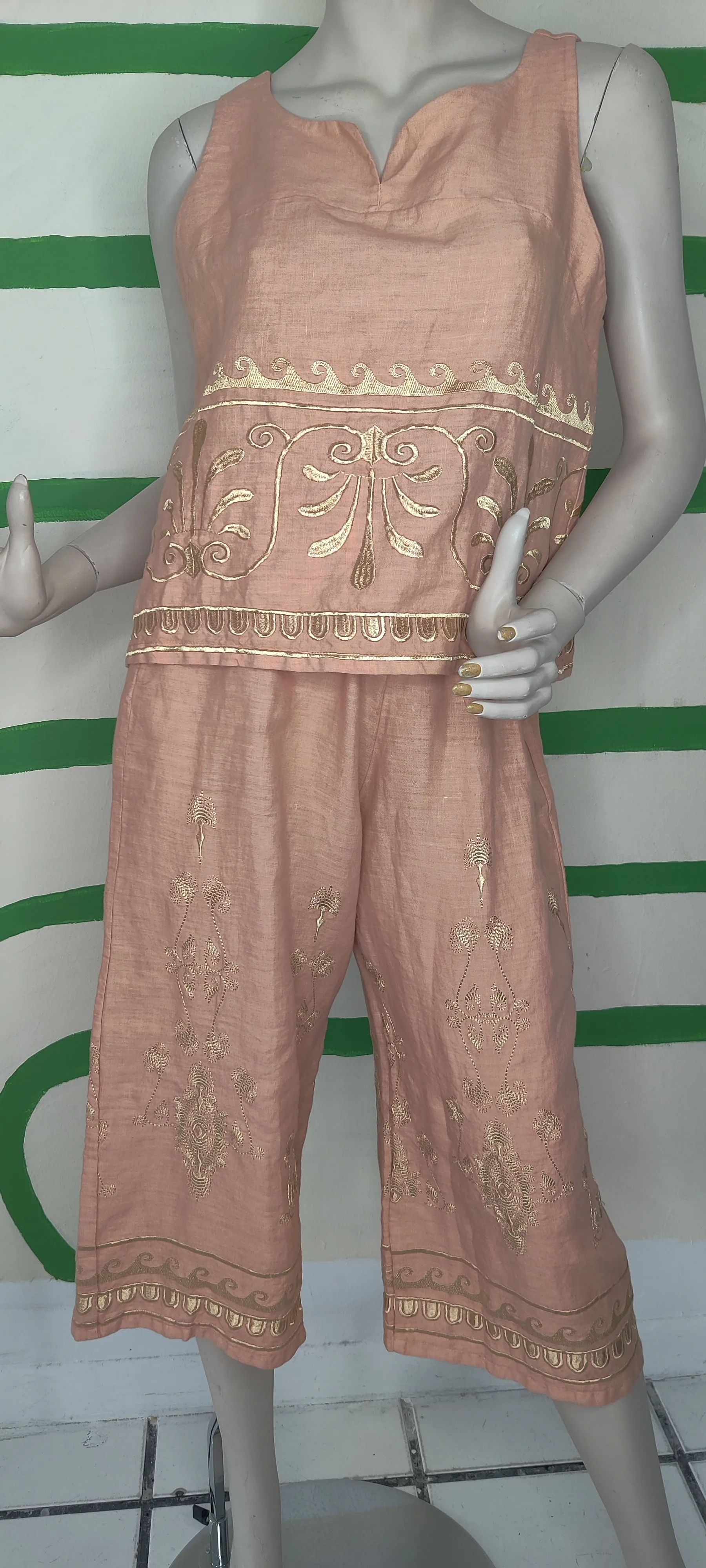 Peach Blouse Greek