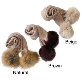 Petite Maison Kids Misha Ribbed Angora Scarf