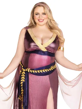 Plus Amethyst Goddess Costume