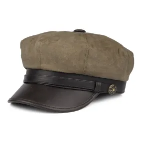 Rebel Motorcycle Cap - British Tan